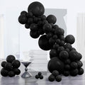 PartyWoo Black Balloons 85pcs Different Sizes of 18 12 10 5 Inch | Balloons by PartyWoo