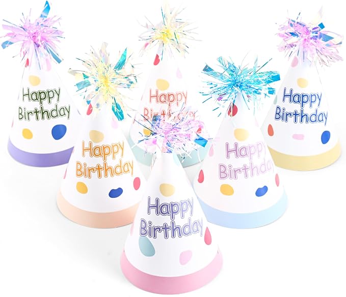 CANREVEL 12 PCS Party Hats for Adults and Kids, Party Headwear | Birthday by CANREVEL