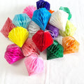 20pcs 4'' Honeycomb Diamond Decorations Tissue Paper Honeycomb Balls | Party by Yangeey