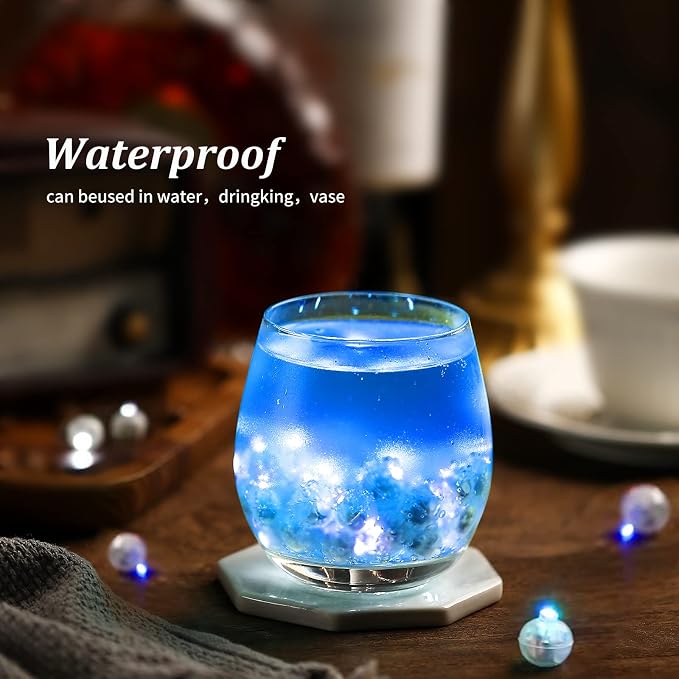 ZGWJ 50PCs Blue Balloon Lights Mini, Battery Powered, Long Standby Time - Image 4