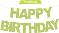 BEISHIDA Pre-Strung Grass Green Happy Birthday Banner Party Sign Decoration | by Beishida