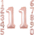 Rose Gold Number 11 Balloon 40 Inch, Blush Twin Foil by Unknown