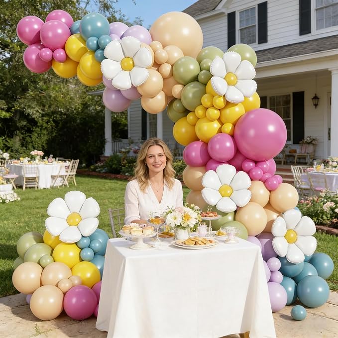 Daisy Flower Balloon Arch Kit - Image 6