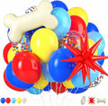 Carnival Balloons for Kids Party Decor | 12 Inch Red Yellow Blue Carnival by FEYG