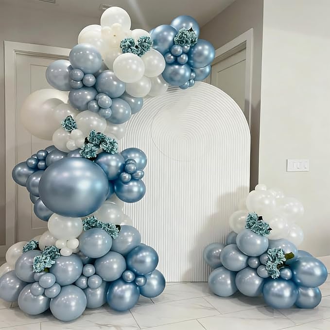 Lukiituke Dusty Blue Balloons - Image 3