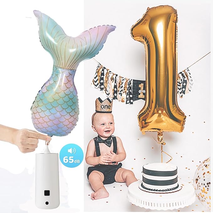 Electric Magic Balloon Pump, Electric Air Inflator Party Air Blower Pump - Image 5