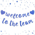 Welcome to the Team Banner Pre-Strung No DIY, Glitter New Employee Welcome by Unknown