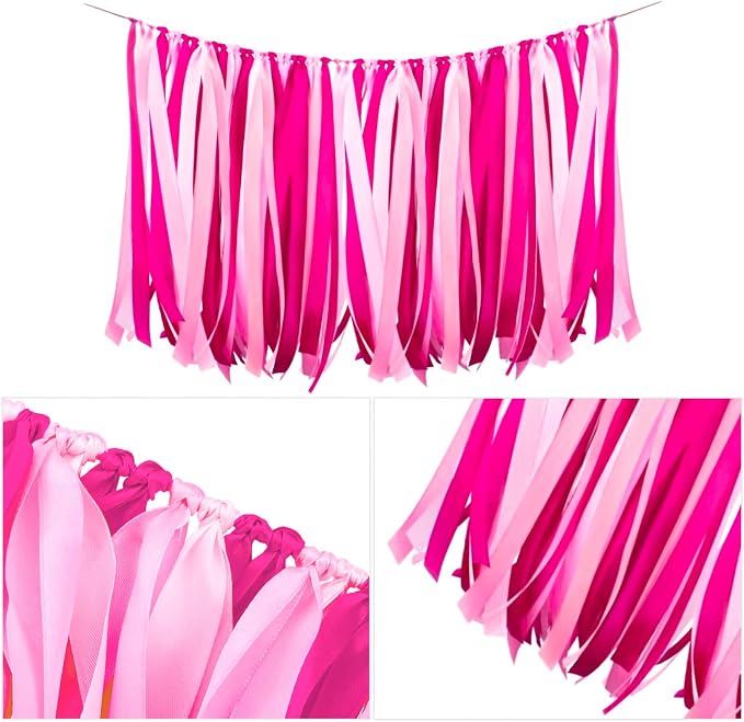 WANDIC Ribbon Tassel Garland, Anniversary, Graduation Party Decor - Image 3