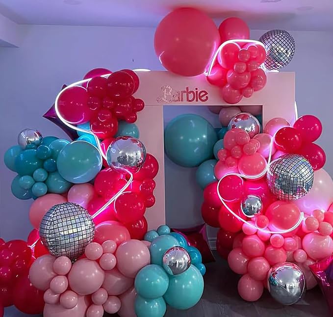 10 Inch Hot Pink Balloons - Image 4