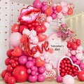 DBKL 138pcs Valentines Day balloon Garland Arch Kit by DBKL
