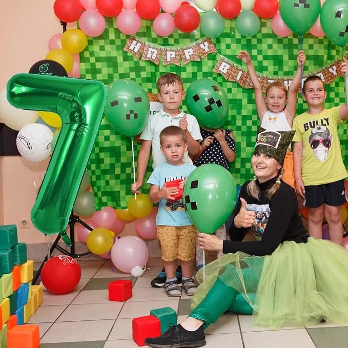 TONIFUL 40 Inch Dark Green Number 16 Balloon Large Foil 16th Birthday Decor | - Image 6