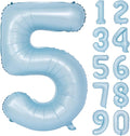 40 In Matte Blue Number Balloons Helium Foil Mylar Balloon Party Digital 5 | by Exquisitehighqualitypartydecorationstomeetyoureveryneed%EF%BC%81