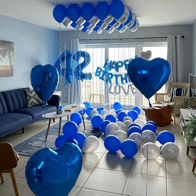 Navy Blue 4 Balloon - Image 3