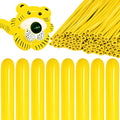260 Yellow Long Balloons for Balloon Garland Thickening Skinny Latex Twisting by Kawkalsh
