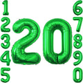 Green Number 20 Balloon 40 Inch, Shiny Foil Duo by Unknown
