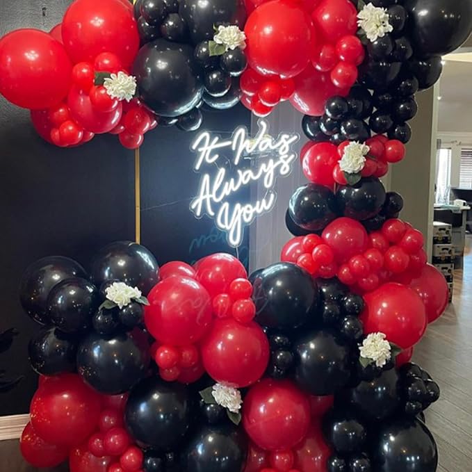 Awenztech 120pcs 5 inch Red Latex Balloons | Baby Shower, Birthday Party - Image 6