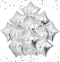 Silver Star Balloons by Adeyoo