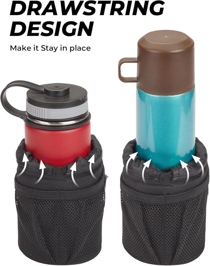 KEMIMOTO Motorcycle Cup Holder, Oxford Fabric Motorcycle Drink Holder - Image 4