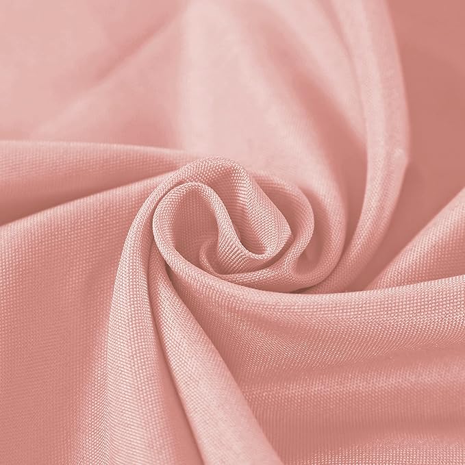Rectangle Tablecloth 60x102 inch Washable Polyester Fabric Table Cloth for Wedding Party Dining Banquet Decoration（60x102, Dusty Pink）