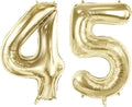 Number 45 Balloons for 45th Birthday Party Decorations, 40 Inch 0-100 by Joycard