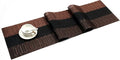 SHACOS Table Runners Woven Vinyl Table Mats 12x71 inch by SHACOS