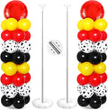 Hungdao 2 Sets Western Cowboy Cowgirl Themed Balloon Column Stand Kit Cartoon by Hungdao