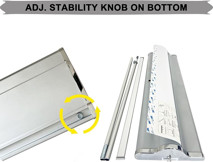 CUSTOM Retractable Banner Stand 33.5"x80" MADE IN USA UV Printing 1-2 DAY - Image 7