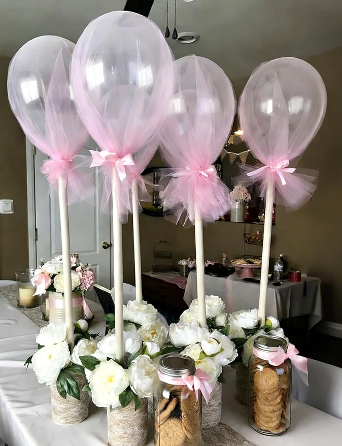 Clear Balloons, 12 Inch Clear Bubble Balloons, Transparent Balloons | 50PCS - Image 3