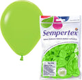 Sempertex Round Neon Green Balloons, 5 Inch, Graduation, Baby Shower, by Sempertex