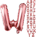 Lovoir 40 Inch Large Rose Gold Letter W Balloons Big Size Jumbo Mylar Foil by Lovoir