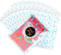 100 Pcs Star Printed Sealable Gift Wrap Cello Cellophane Bags Self sealing by COQOFA