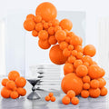 PartyWoo Orange Balloons 85pcs Matte Orange Fall Color 18 12 10 5 Inch | 18 12 by PartyWoo
