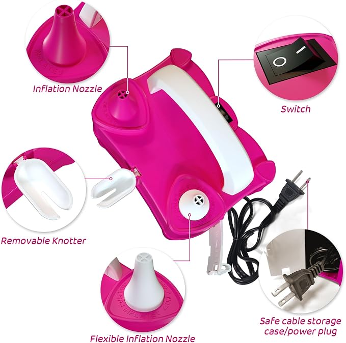 Electric Balloon Pump for Party Decorations – Portable Inflator, Auto Shutoff - Image 2