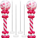 4 Set Heavy-Duty Balloon Column Stand Kit by Heytimi