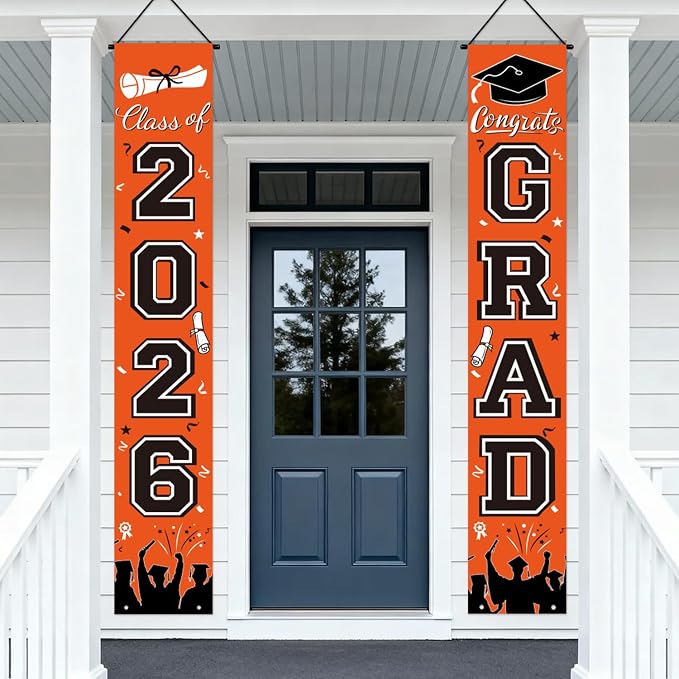 Graduation Decorations 2026, Graduation Banner Class of 2026, Congrats Grad - Image 5