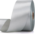 1-1/2 Inch 30 Yards Silver Solid Satin Ribbon by Unknown