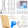 108 Pcs Balloon Arch Kit, 10 White Binder Clips, 50 Clear 260 Balloons | by Unknown