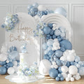 Blue Balloon Arch Kit for Baby Shower Gender Reveal Birthday Decorations | by CROSSFINGERS