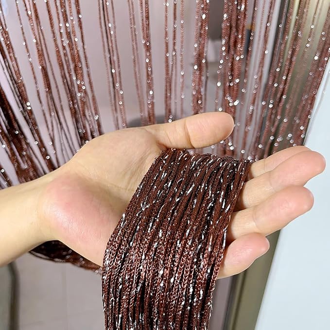 Home Decor Sequin Curtain for Doorway, Door String Curtains, 39x79 inch Hanging - Image 4
