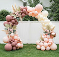 Dusty Pink Balloon Garland Arch Kit by BalloonExpert
