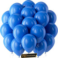 Pro Duralatex Dark Blue Extra-Thick Balloons 120 Pack 10 inch | Matte Dark Blue by Bezente