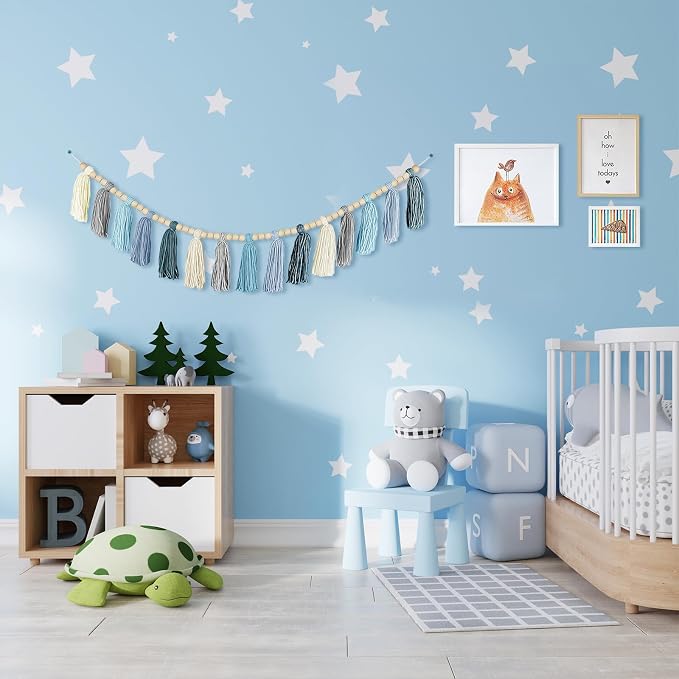 Boho Yarn Tassel Garland - Image 3