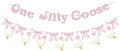 One Silly Goose Banner, 1st Birthday Party Decoration, Goose Garland by Unknown
