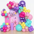 Amandir 153pcs Purple Blue Pink Balloon Garland Arch Kit Different Sizes | 18 by Amandir