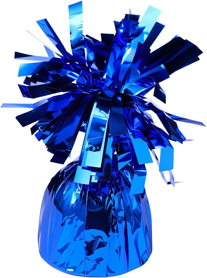 Balloon Weights Blue Metallic Anchor Balloon Holder by Unknown