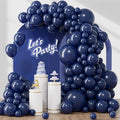 Awenztech 122pcs Navy Blue Balloons, 18 12 10 5 inch Navy Blue Balloons by Awenztech