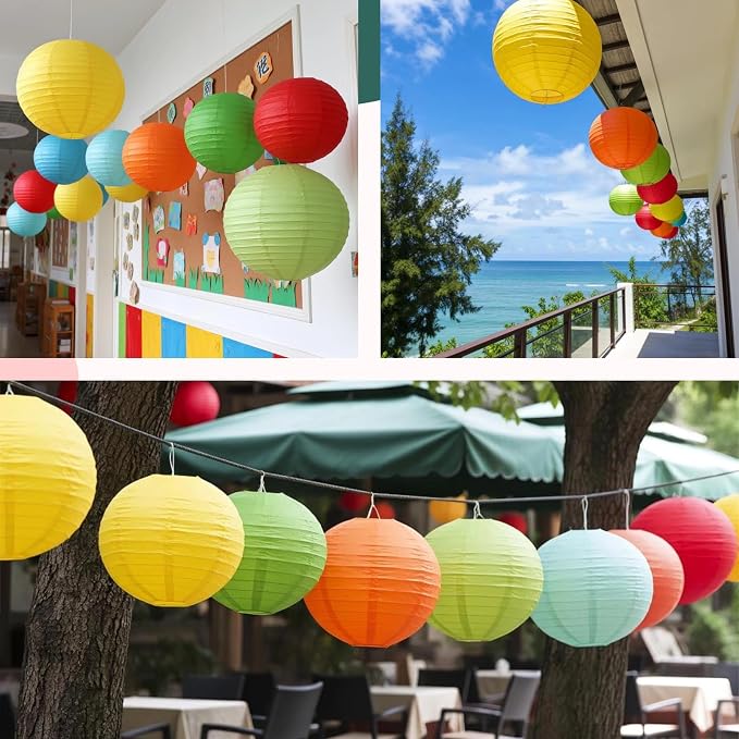 Colorful Chinese Paper Lanterns - Image 6