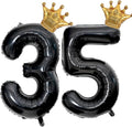 40 inch Large Black 35 Balloon Number by Unknown