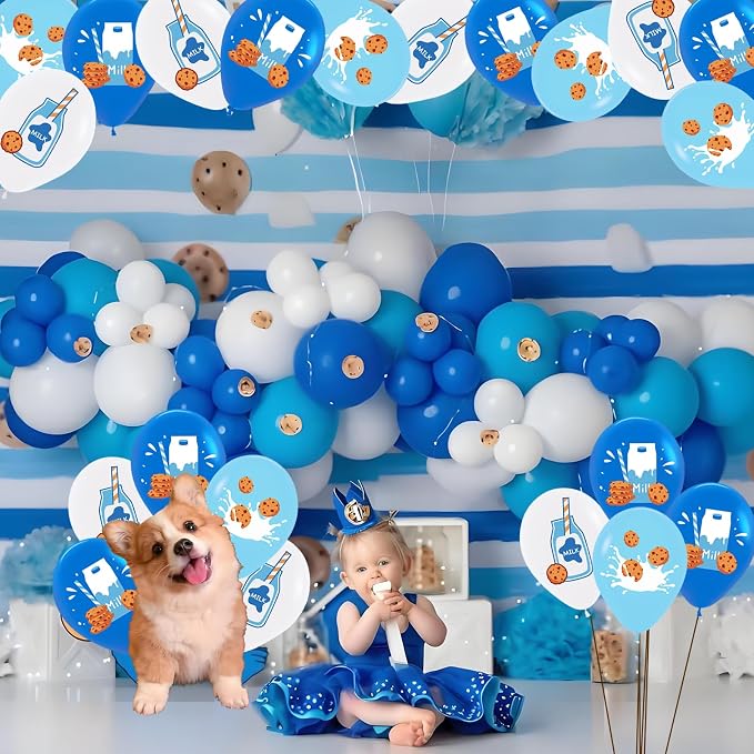 30pcs 12” Milk and Cookie Balloons Milk Balloons - Image 3