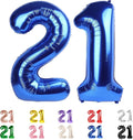 21 Balloon Numbers 40Inch for 21 Year Old Birthday Decorations, Dark Blue | by Mluchee